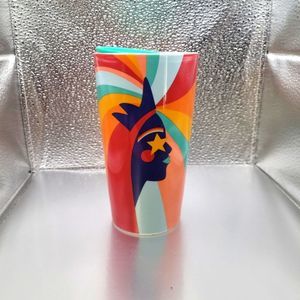 NWT! Starbucks Pride Rainbow Multi-Color Ceramic 12 Oz Travel Tumbler